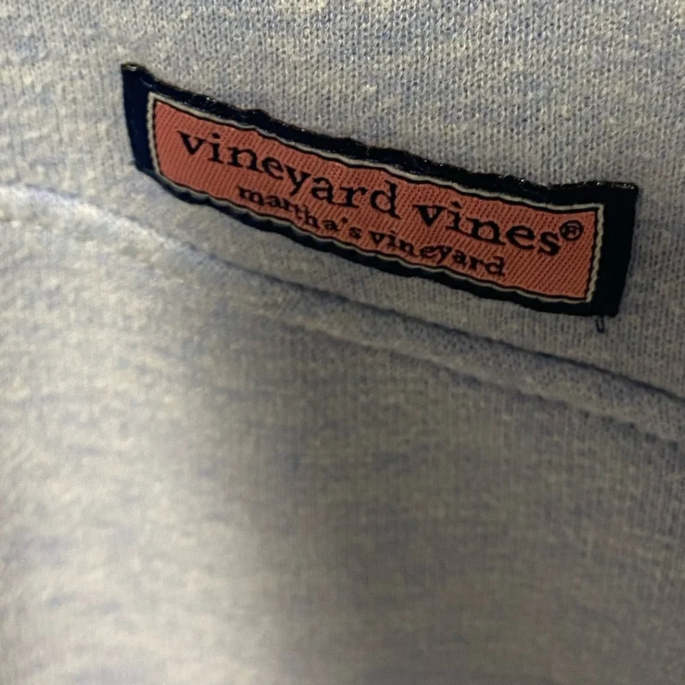 Vineyards Vines Martha’s Vineyard blue 1/4 zip pullover size XL - Picture 4 of 8